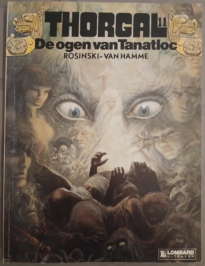 Thorgal - Nr. 11: De ogen van Tanatloc (Eerste Druk 1986), Rosinski-Van Hamme, Eén stripboek, Ophalen, Gelezen