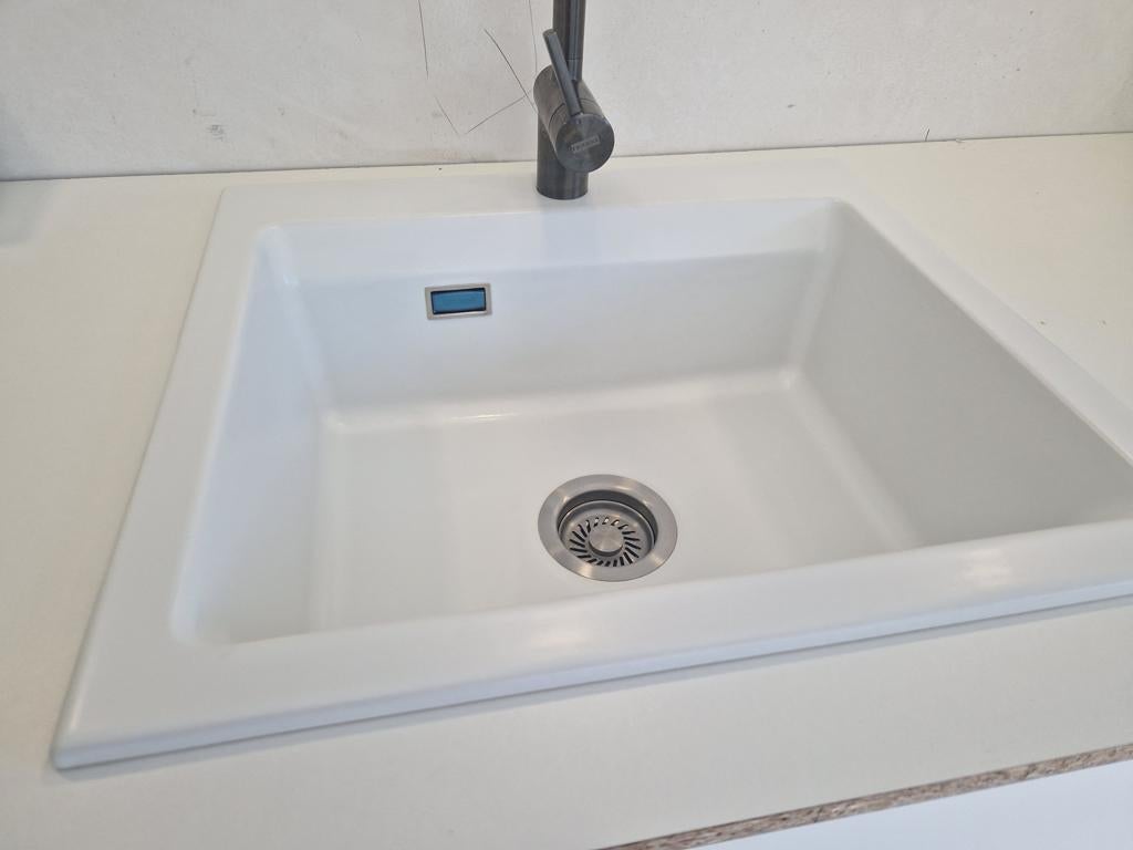 Spoelbak, Huis en Inrichting, Keuken | Keukenelementen, Nieuw, 50 tot 100 cm, Minder dan 25 cm, Wit, Ophalen