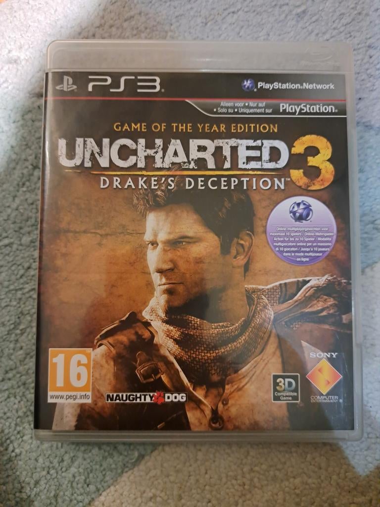 Ps3 uncharted 3 drake's deception, 1 speler, Zo goed als nieuw, Vanaf 16 jaar, Ophalen