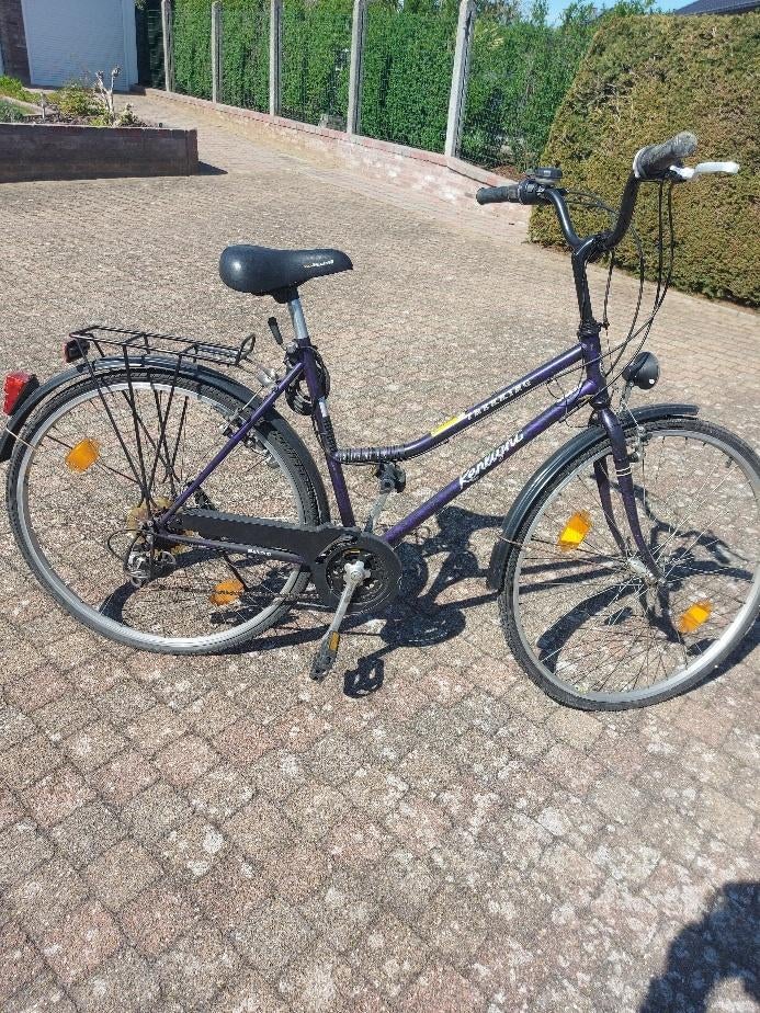 Dames fiets, Fietsen en Brommers, Gebruikt, Velgrem, Versnellingen, 50 tot 53 cm