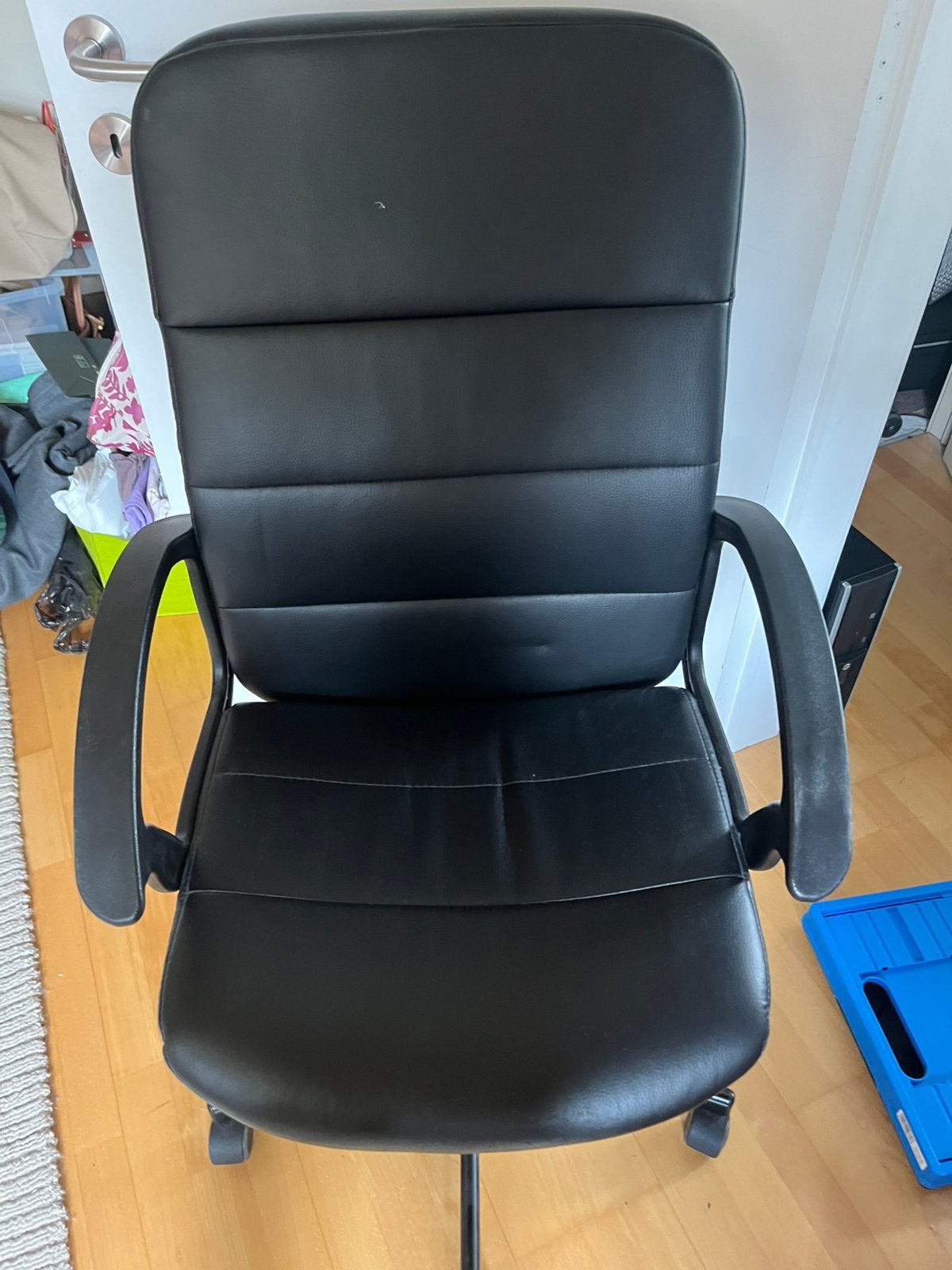Chaise Bureau Ikea Noire- Modèle TORKEL, Enlèvement, Utilisé, Noir, Chaise de bureau
