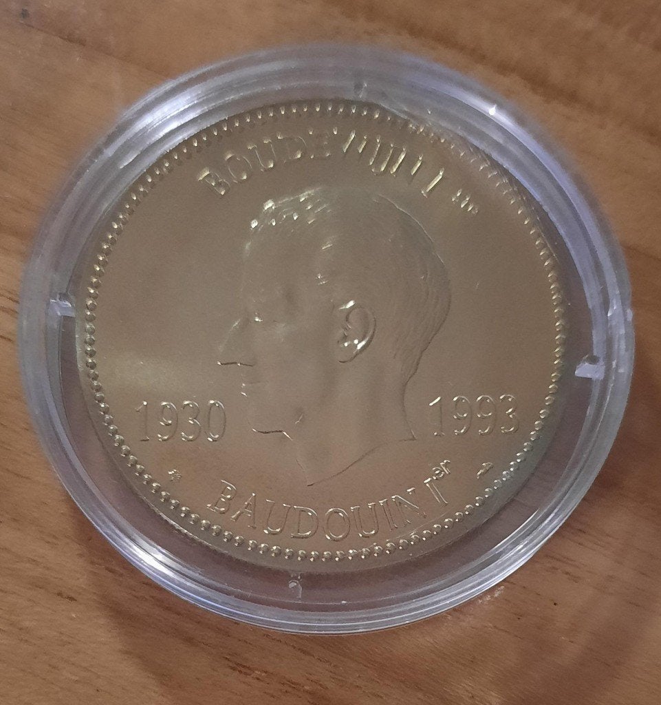 Médaille Baudouin Ier 1930-1993, Timbres & Monnaies, Enlèvement ou Envoi, Bronze