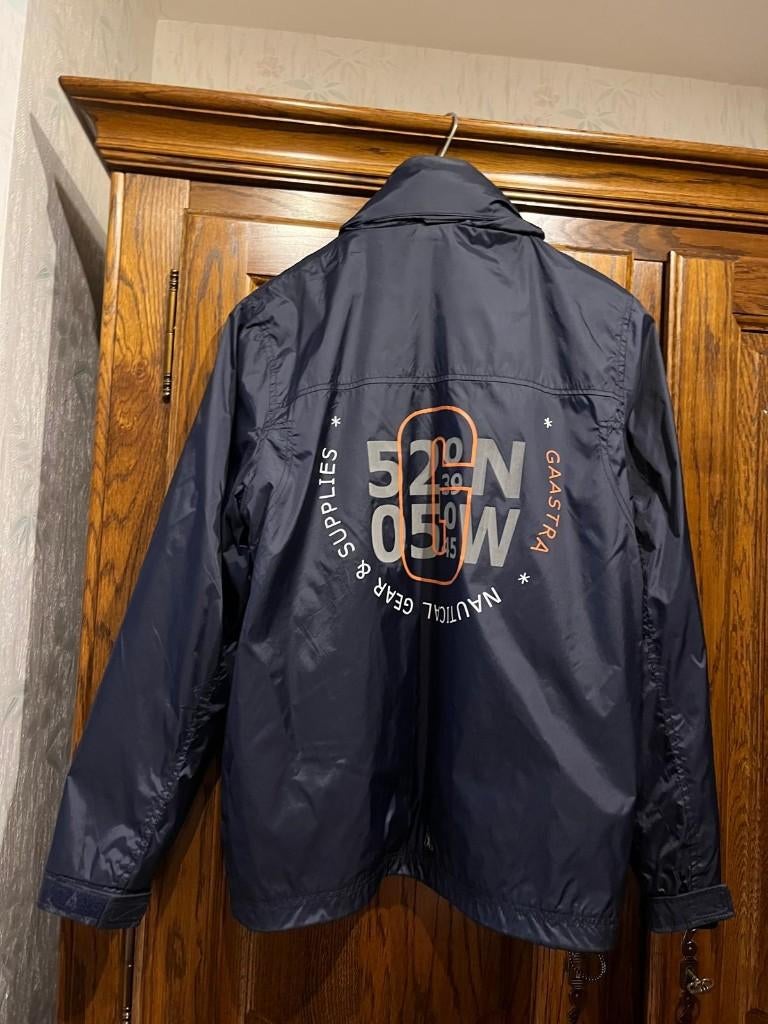 Heren jas Gaastra donkerblauw maat 176 (S), Ophalen, Gaastra, Blauw, Zo goed als nieuw