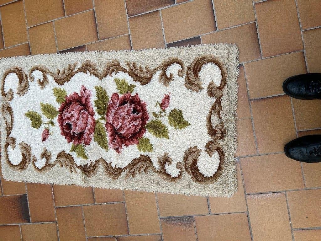 2 Prachtige matjes, Huis en Inrichting, Stoffering | Tapijten en Vloerkleden, Ophalen, Gebruikt, Crème, Rechthoekig