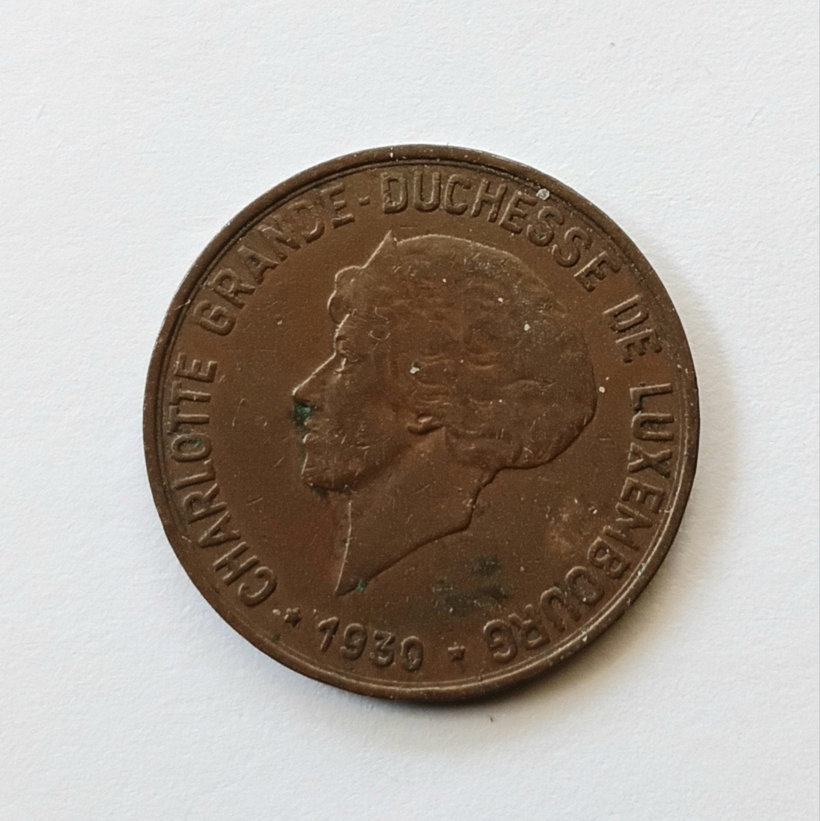 Luxemburg 10 centimes 1930    (965), Ophalen of Verzenden, Overige landen, Losse munt