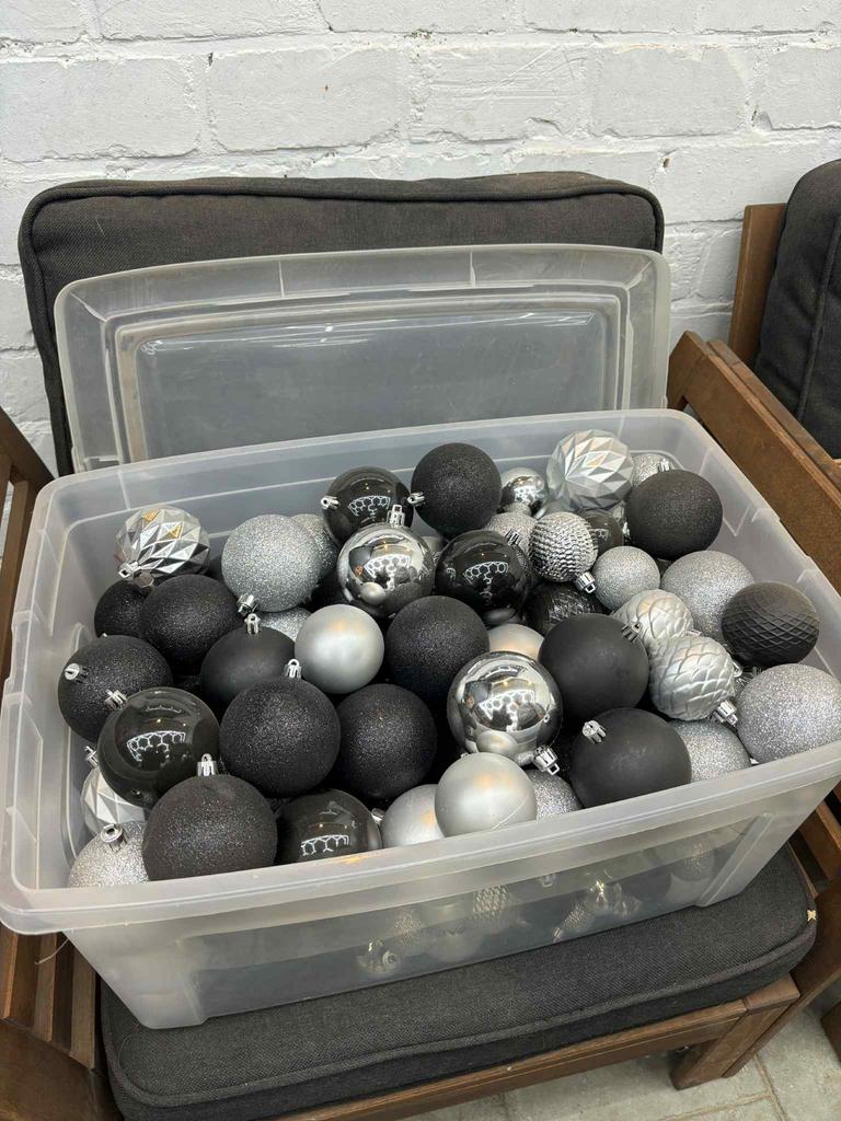Kerstballen plastiek, Diversen, Kerst, Ophalen, Zo goed als nieuw