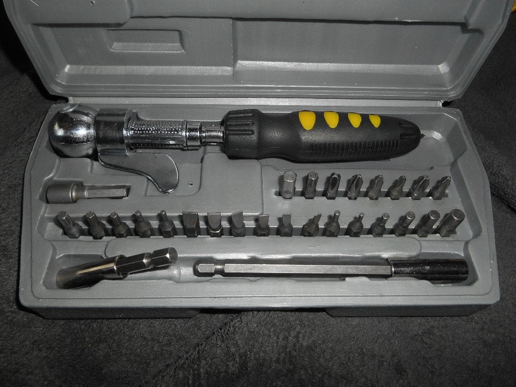 Jeu de Tournevis à cliquet avec tête articulée, Enlèvement ou Envoi, Tournevis