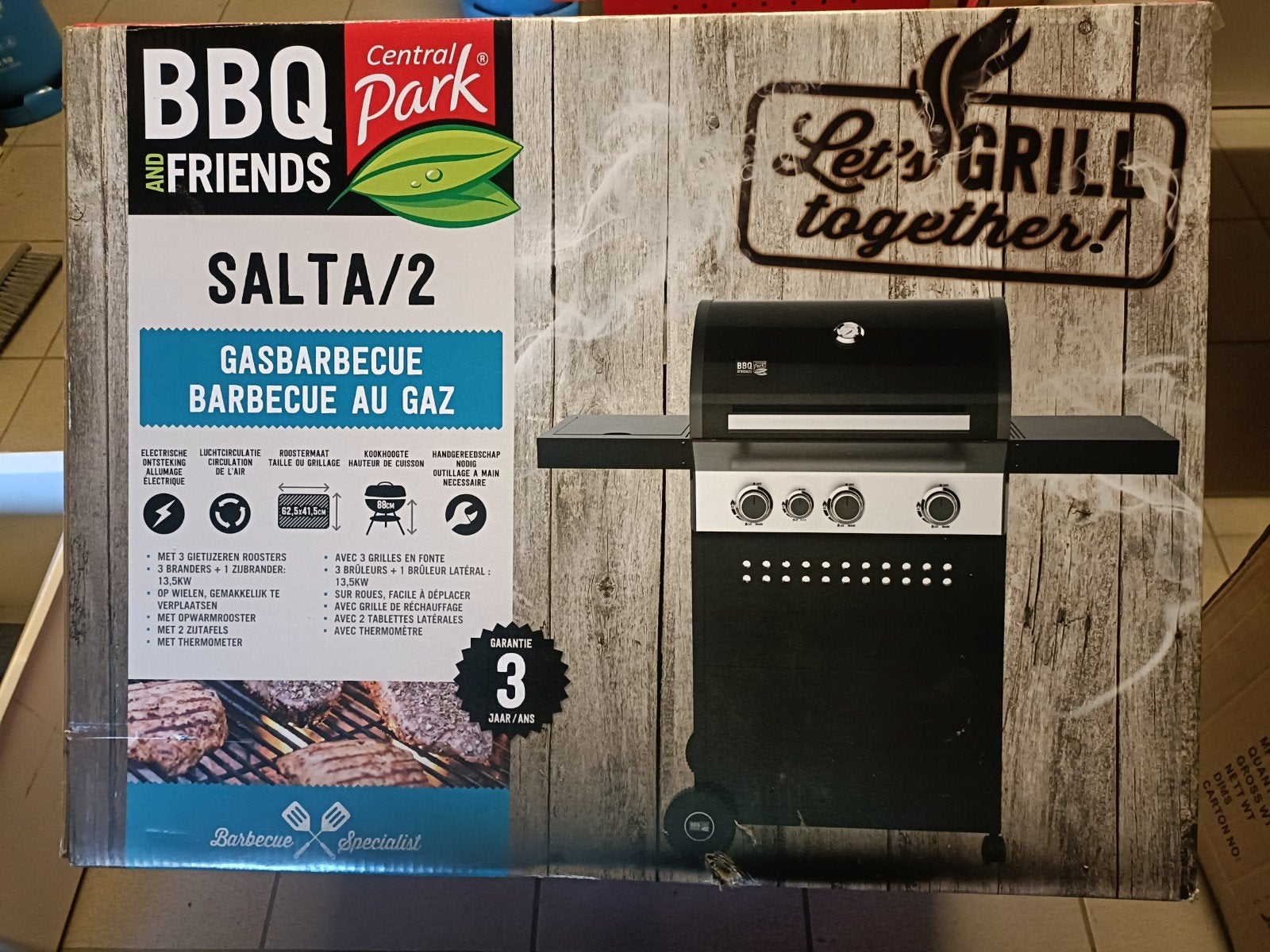 Central Park Salta/2 - gas BBQ, Enlèvement, Neuf, Central park