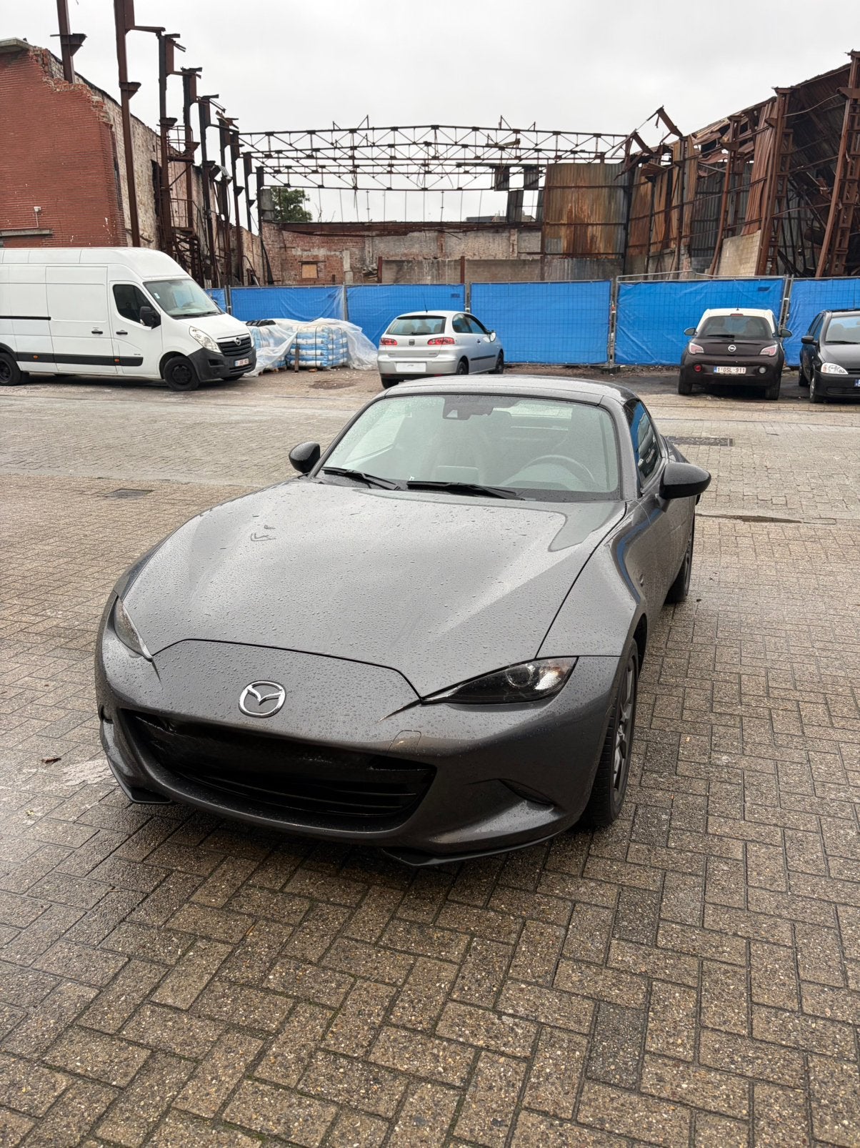Mazda MX-5 RF, Autos, Cuir, Argent ou Gris, Achat, Euro 6