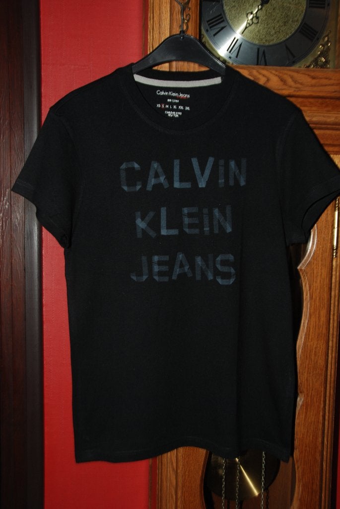 Zwart T-shirt „Calvin Klein Jeans” maat S als nieuw!, Kleding | Heren, T-shirts, Zwart, Ophalen of Verzenden, Zo goed als nieuw