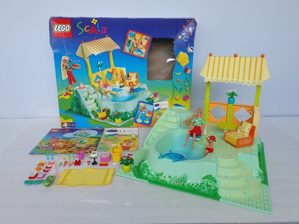 Lego Scala 3117: Flashy Pool, Enfants & Bébés, Enlèvement ou Envoi, Lego, Ensemble complet, Utilisé