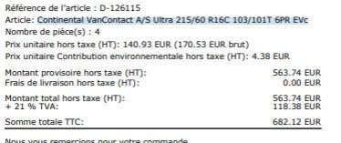 Pneus neufs continental 215/60 R16C 103/101T 6PR EVc, Autos : Pièces & Accessoires, Pneus & Jantes, Neuf, 215 mm, 4 Saisons, Enlèvement ou Envoi