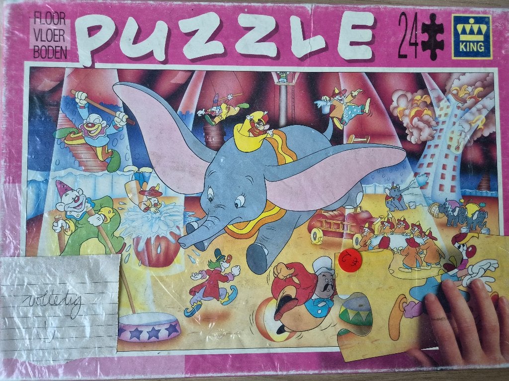 Vloerpuzzel Dumbo, Ophalen, Gebruikt