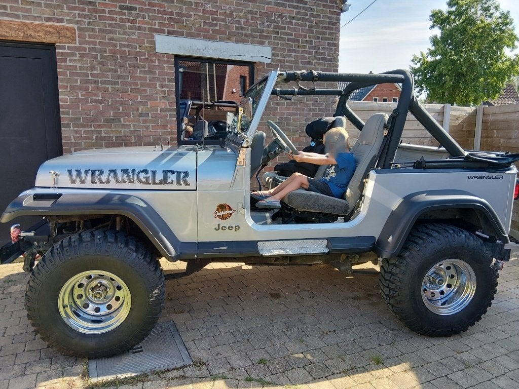 jeep wrangler yj oldtimer, Auto's, 4 zetels, Stof, 4200 cc, Handgeschakeld
