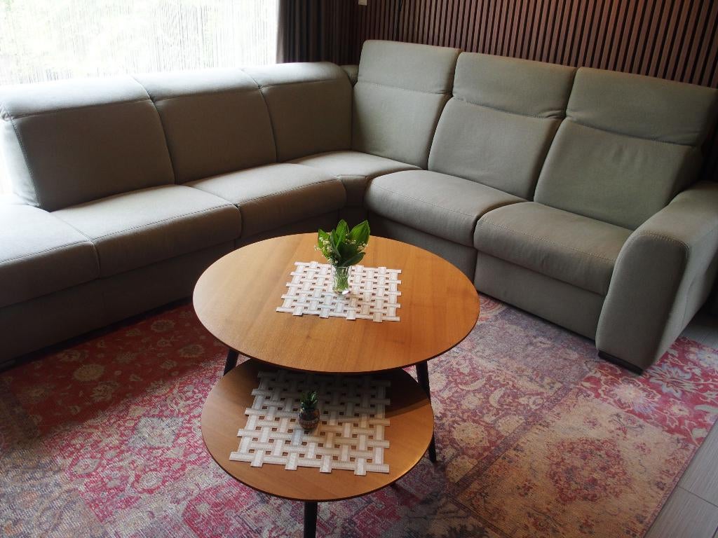 Hoeksalon, Huis en Inrichting, Ophalen, Gebruikt, Stof