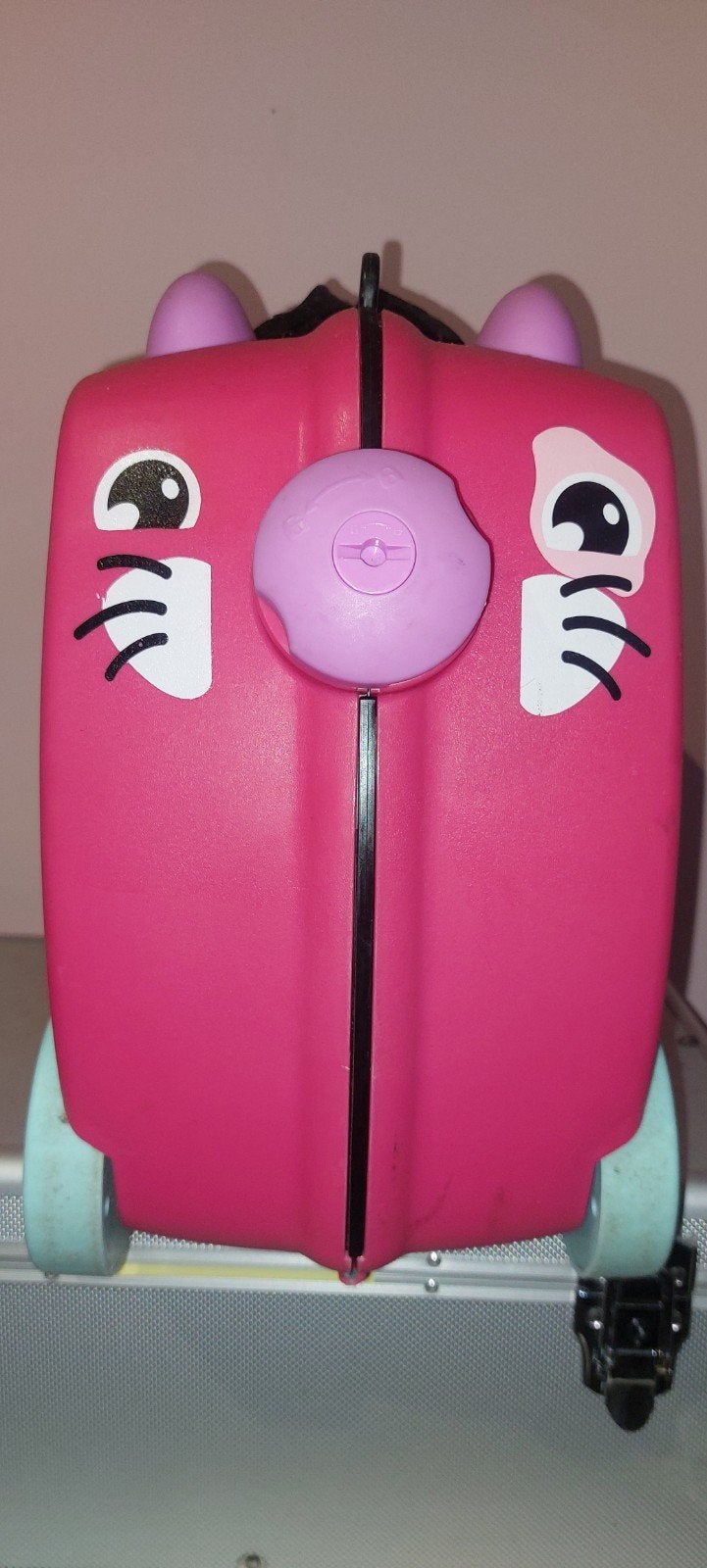Reiskoffer Kids, Ophalen, Zo goed als nieuw, Roze, Wieltjes