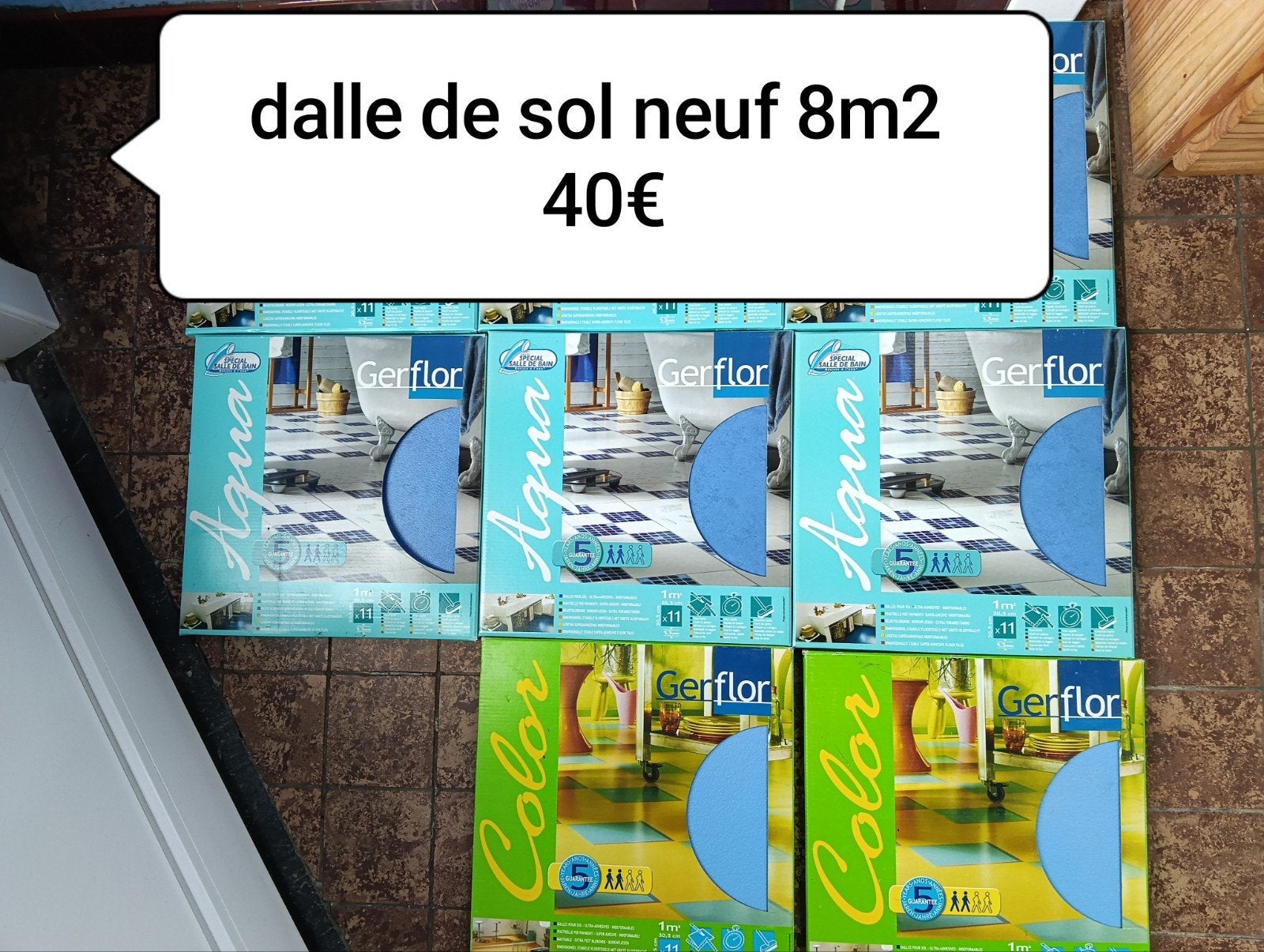dalle de vinyles, Bricolage & Construction, Dalles & Carrelages
