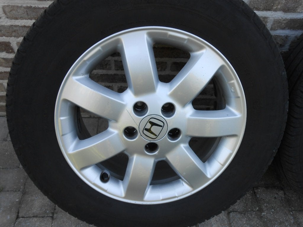 17 inch alu velgen + banden:, Ophalen, Gebruikt, 17 inch, All Season