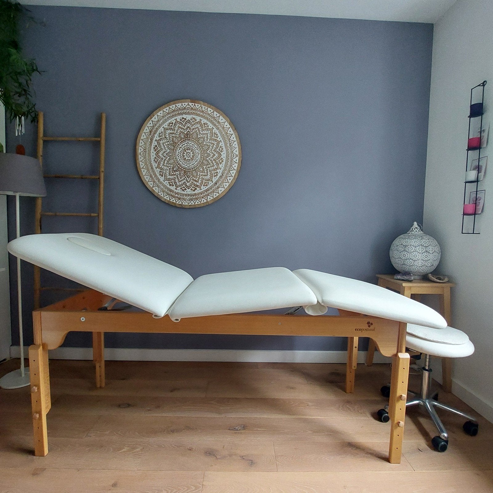 Table de massage + tabouret ergonomique ecopostural, Ophalen