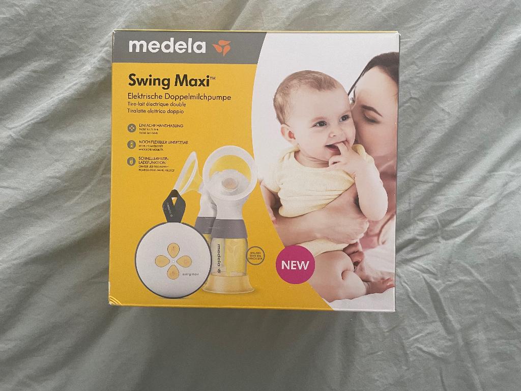 Dubbele borstkolf - Medela Swing Maxi, Ophalen, Zo goed als nieuw, Borstkolf