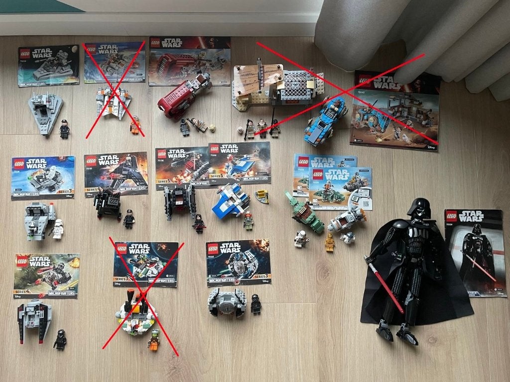 Set lego star wars partie 1, Lego, Ensemble complet, Comme neuf, Complet