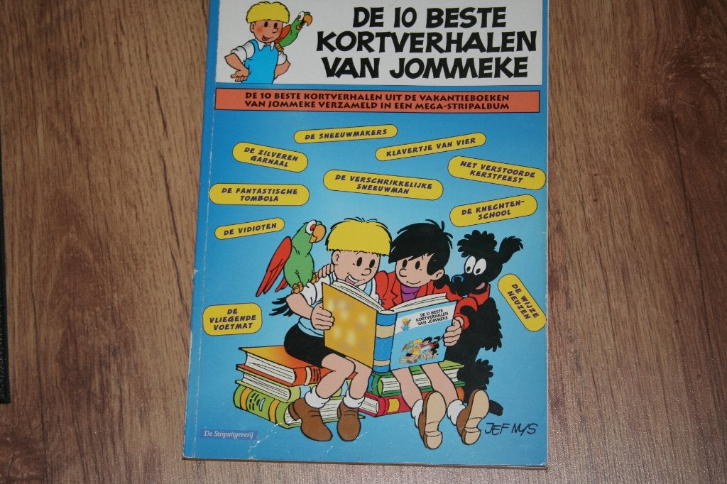 strip de 10 beste kortverhalen van Jommeke, Eén stripboek, Ophalen of Verzenden, Gelezen, Jef Nijs