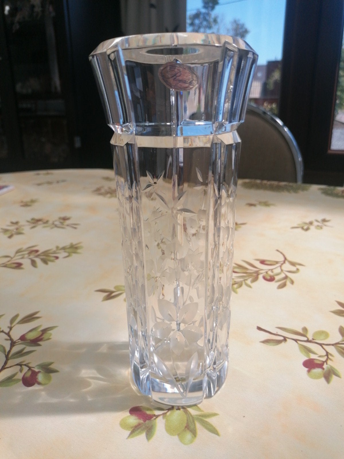 Vase en cristal taillé Rogaska Slovénie, Enlèvement ou Envoi