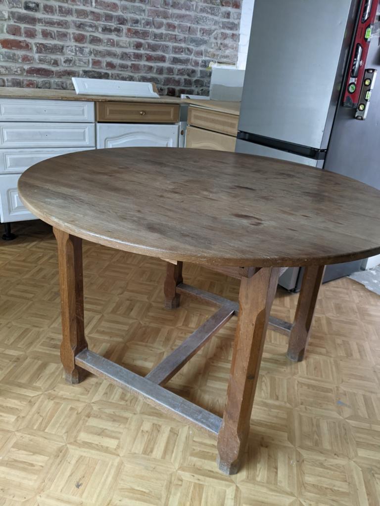Table à manger - bois massif, Enlèvement