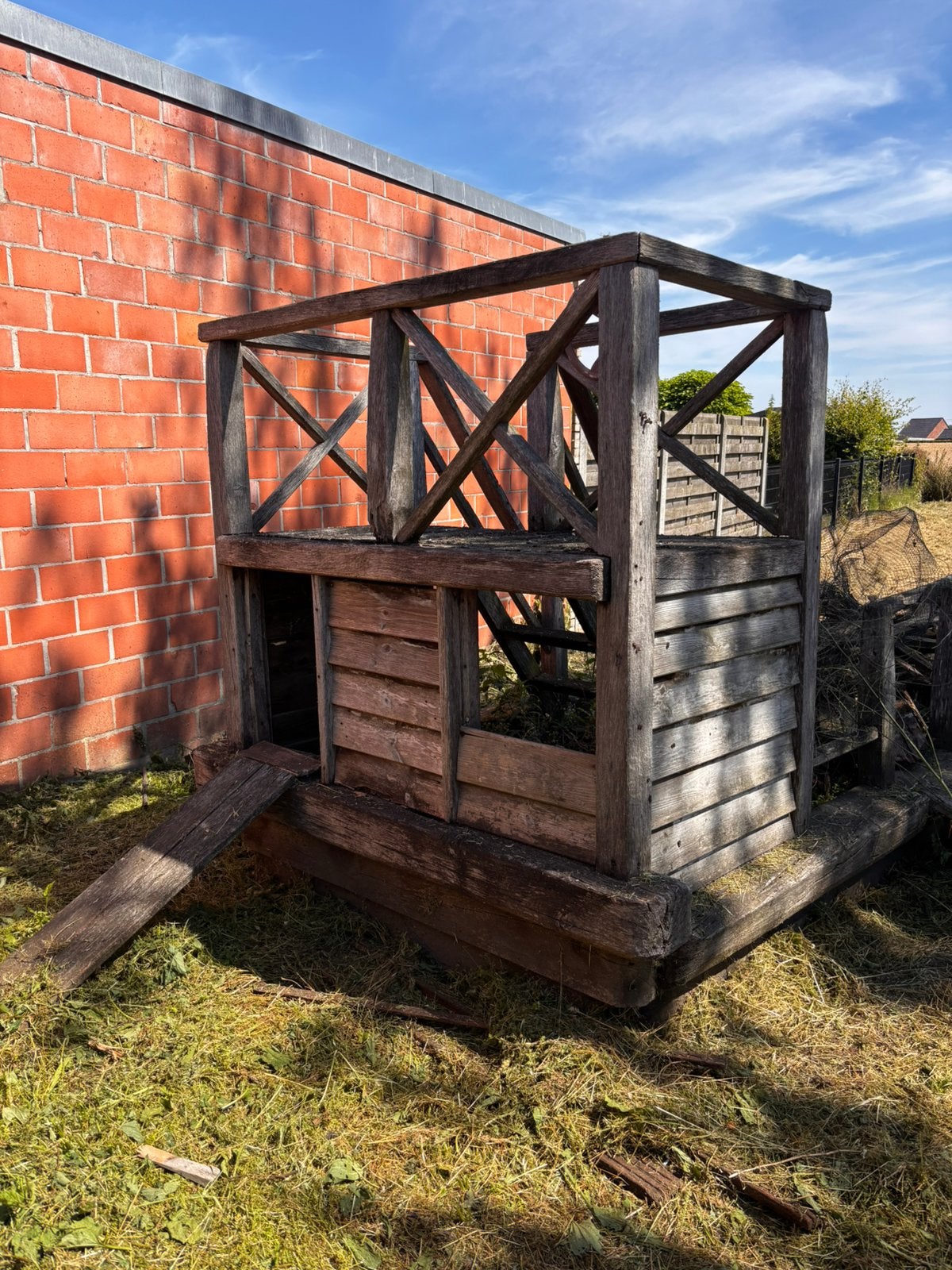 Houten constructie brandhout, Tuin en Terras, Brandhout, Ophalen