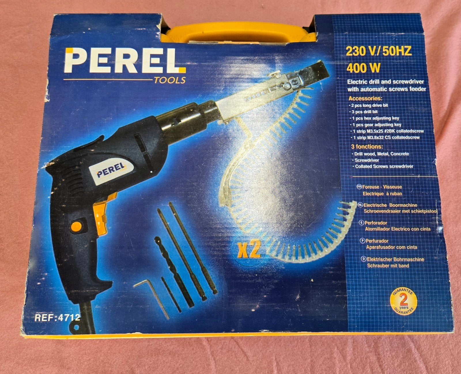 Boor en vijsmachine, Ophalen
