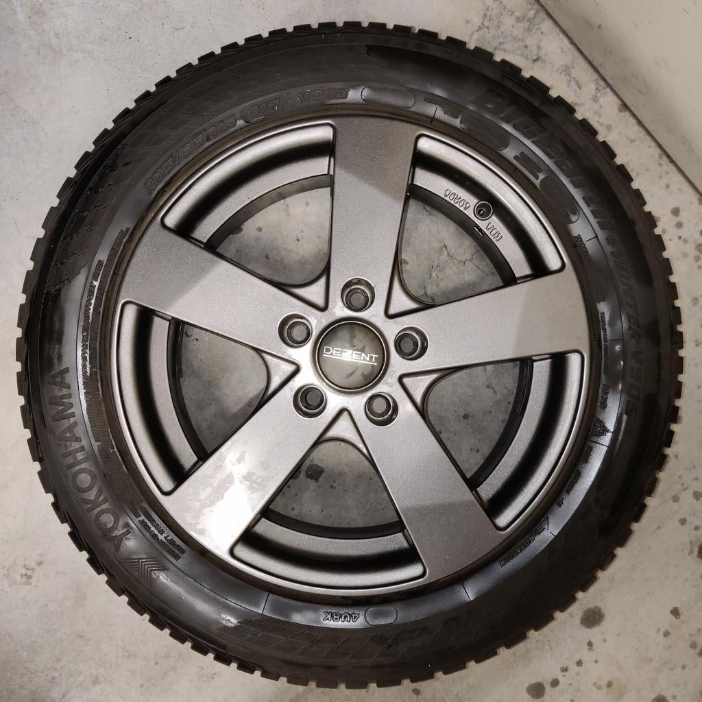 4x winterbanden op lichtmetalen velgen (16 inch – Yokohama), Ophalen, 16 inch, Overige, Winterbanden