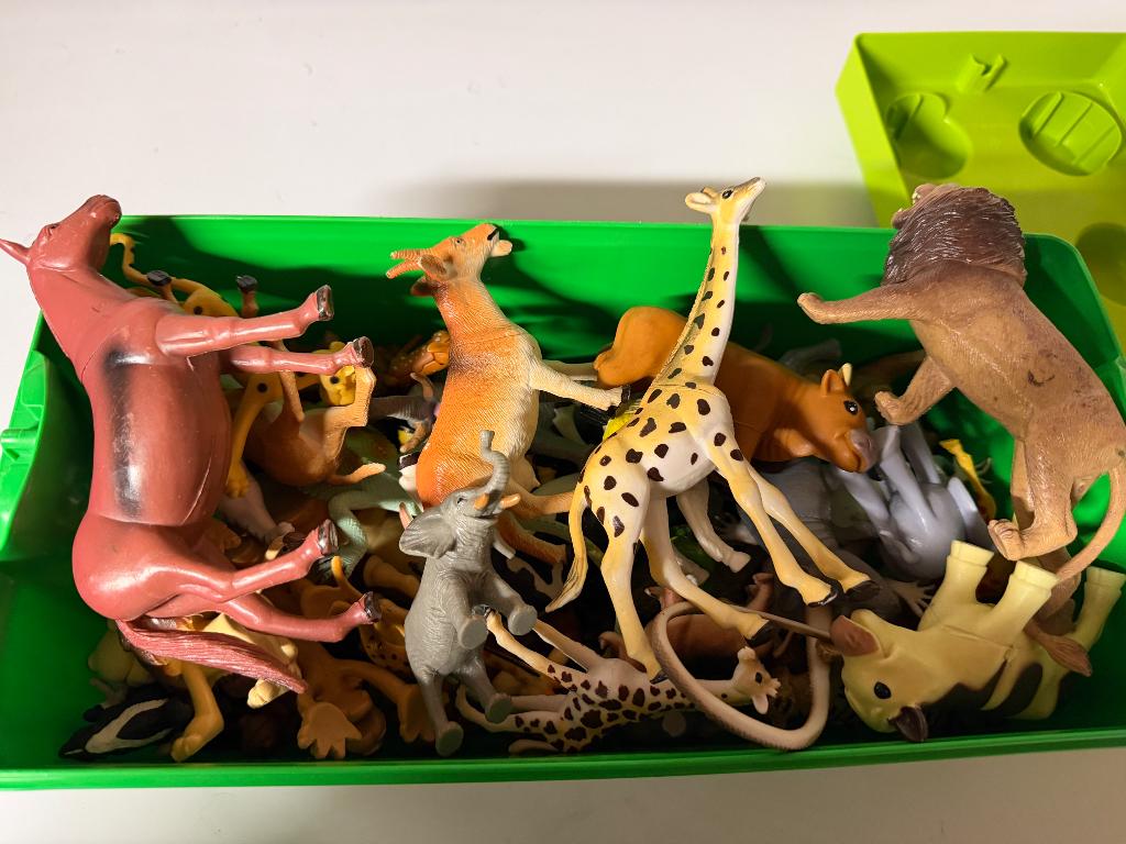 Lot speelgoed dieren, Verzamelen, Ophalen, Gebruikt