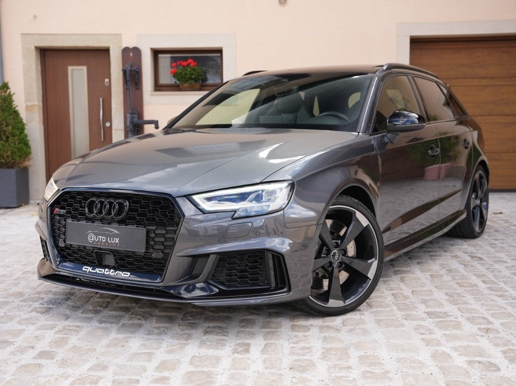 Audi RS3 Sportback/Matrix/Caméra/Magnetic Ride/B&O/CarPlay, Autos, Audi, Cuir, Argent ou Gris, 2480 cm³, Euro 6