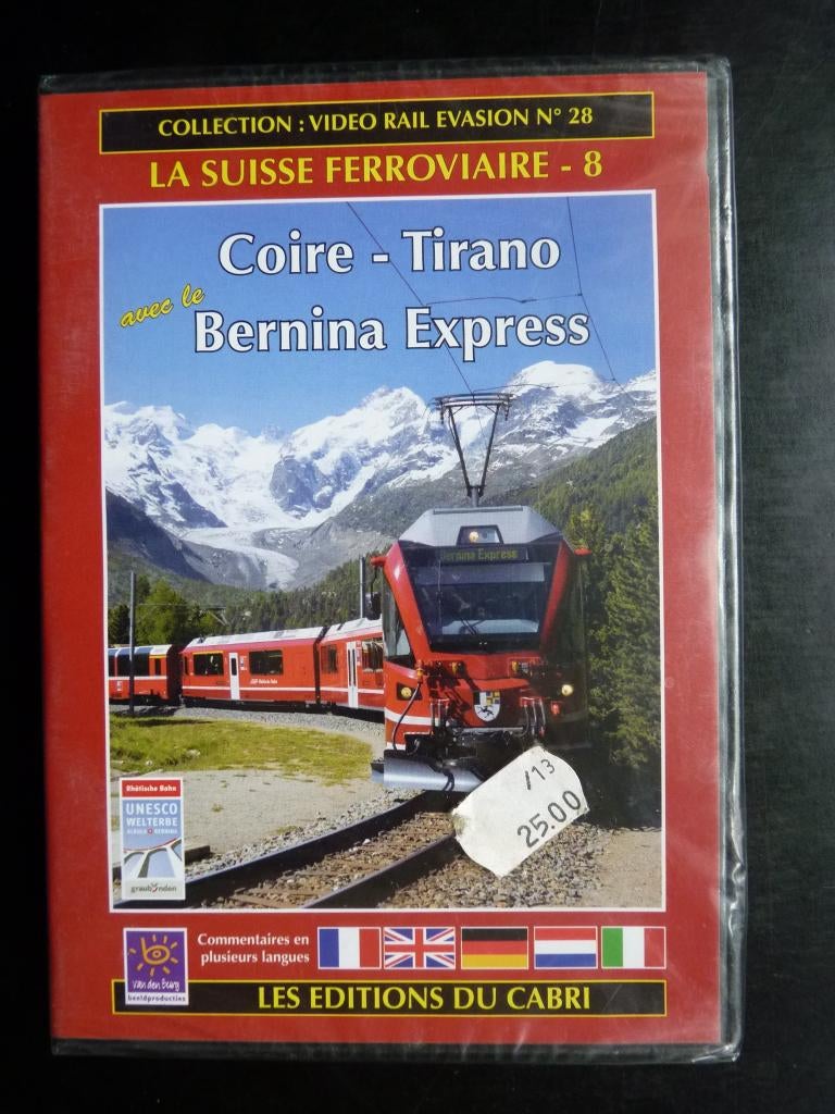 Suisse ferroviaire n8 : Coire –Tirano et le Bernina Express, Enlèvement ou Envoi, Neuf, Train, Autres types