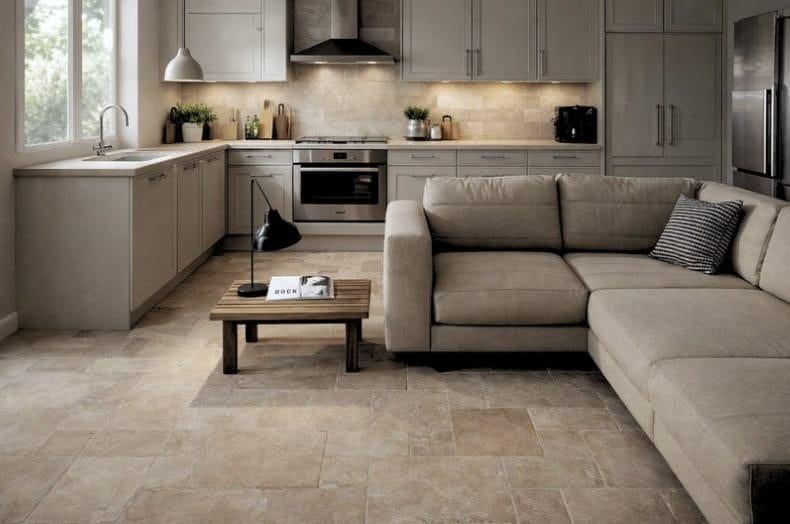 Castle stones - keramische landelijke module vloertegels, Maison & Meubles, Cuisine | Casseroles & Poêles, Neuf, Autres types