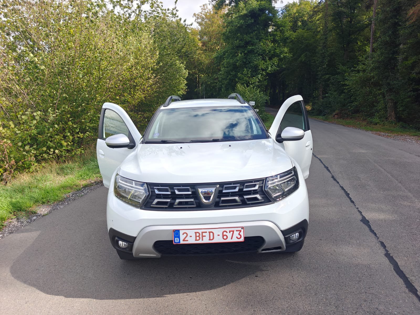 DACIA DUSTER PRESTIGE 1.3 TCe 131 pk 4x2 (GPF) — 1e hands, Voorwielaandrijving, 4 cilinders, Wit, Leder