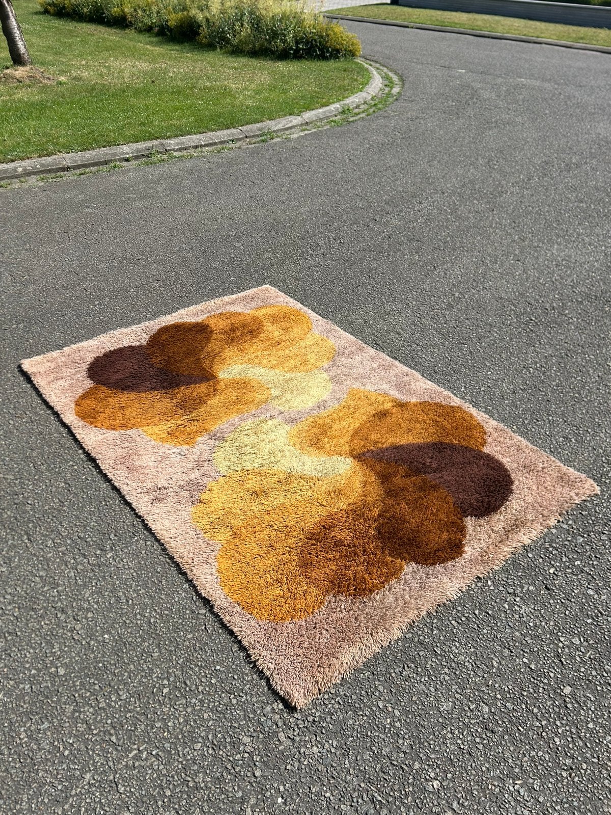 Vintage space age Desso vloerkleed, Huis en Inrichting, Stoffering | Tapijten en Vloerkleden, Gebruikt, 150 tot 200 cm, 200 cm of meer