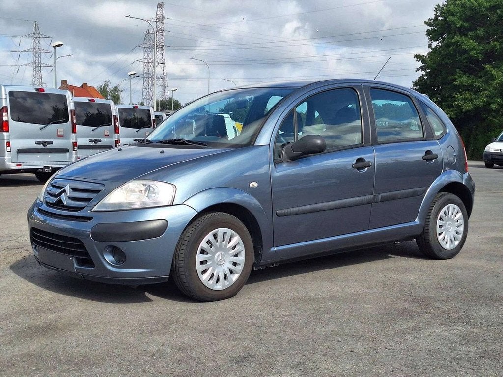 Citroën C3 1.1i Tentation 58000km (bj 2008), Auto's, Stof, Gebruikt, Zwart, 4 cilinders