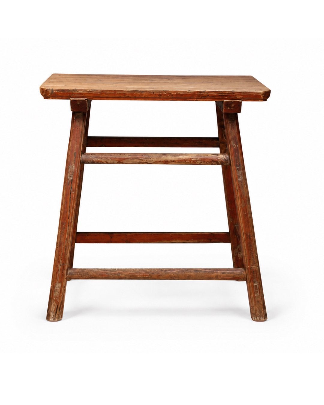 Antieke houten wandtafel – uniek stuk – 78 x 51 x 79 cm, Ophalen, Zo goed als nieuw