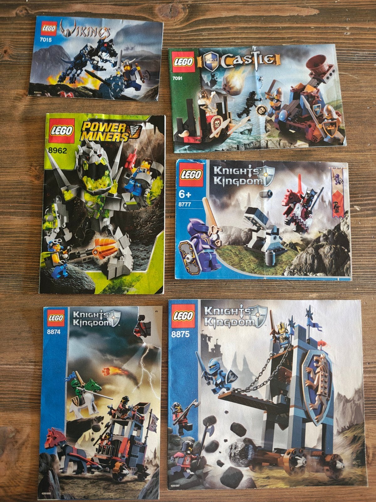 lego instructie boekjes castle Knights kingdom viking, Kinderen en Baby's, Ophalen of Verzenden, Lego, Castle