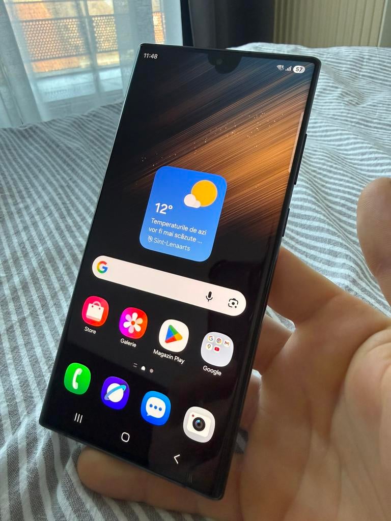 Samsung S22 ULTRA DUAL SIM ! lees de beschrijving, Telecommunicatie, Mobiele telefoons | Samsung, Ophalen, Zo goed als nieuw, Zwart