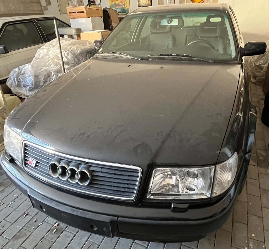 Audi 100 C4 S4 20V Turbo quattro 1992, Auto's, Automaat, Zwart, Zwart, Particulier