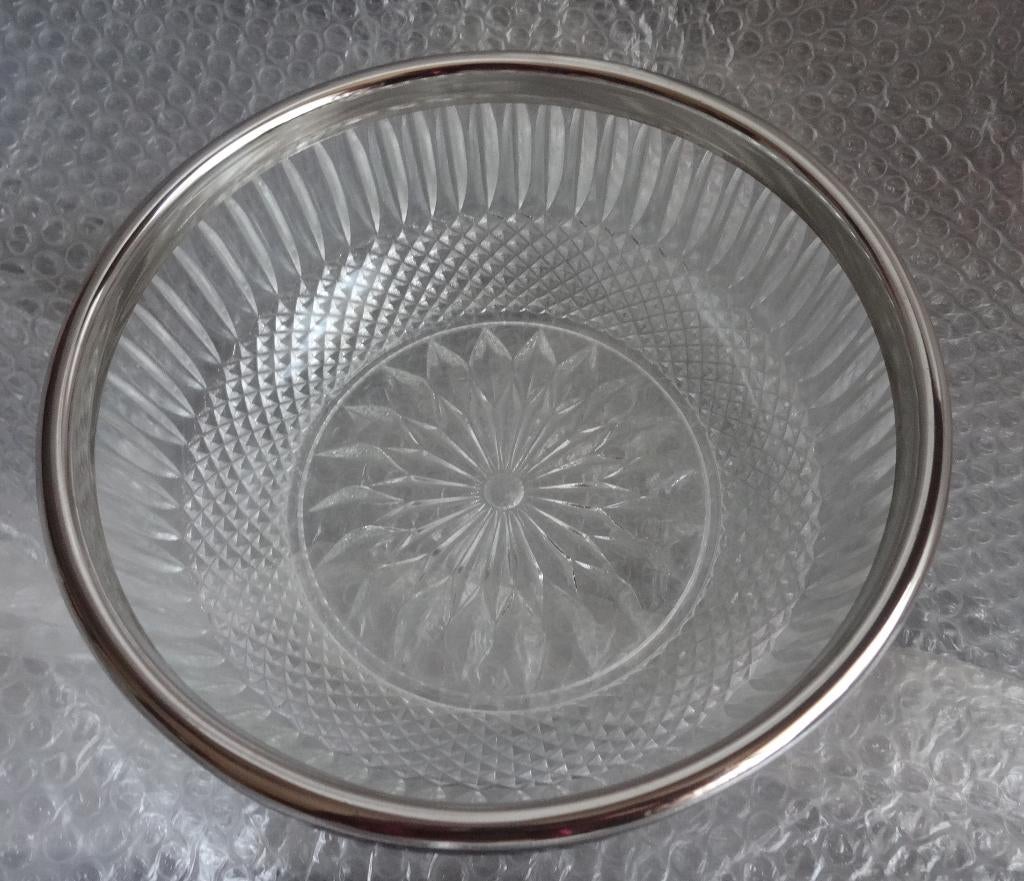 glazen (fruit)schaal, Antiek en Kunst, Antiek | Glaswerk en Kristal, Ophalen of Verzenden