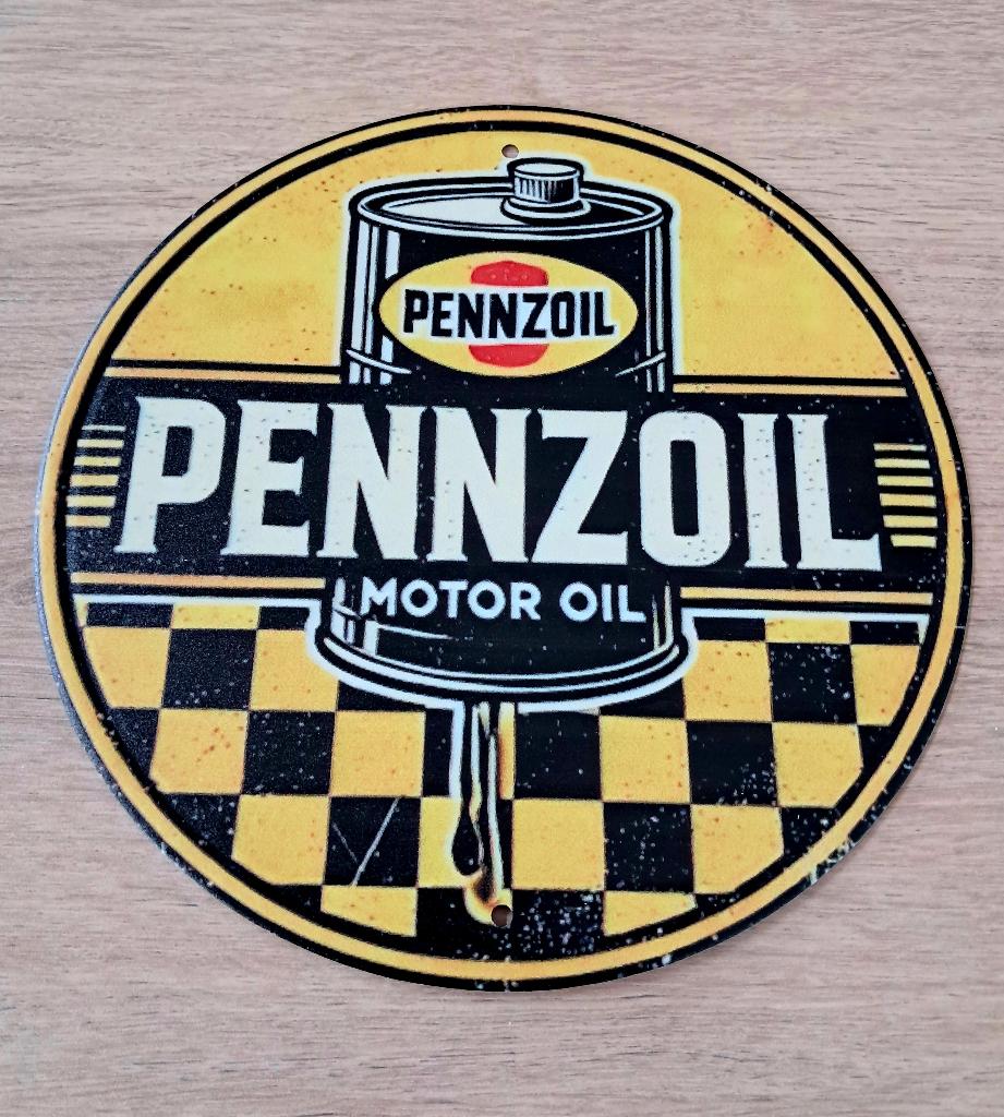 Pennzoil retro look bord, Ophalen of Verzenden, Nieuw