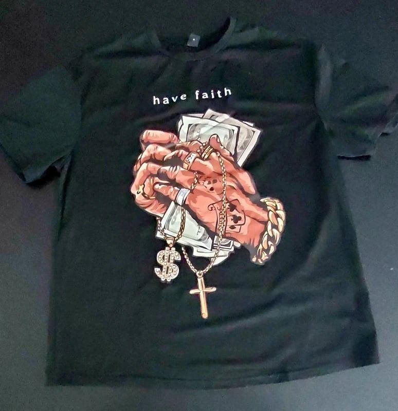 tshirt zwart - Have Faith, Vêtements | Femmes, T-shirts, Neuf, Manches courtes, Enlèvement, Taille 34 (XS) ou plus petite