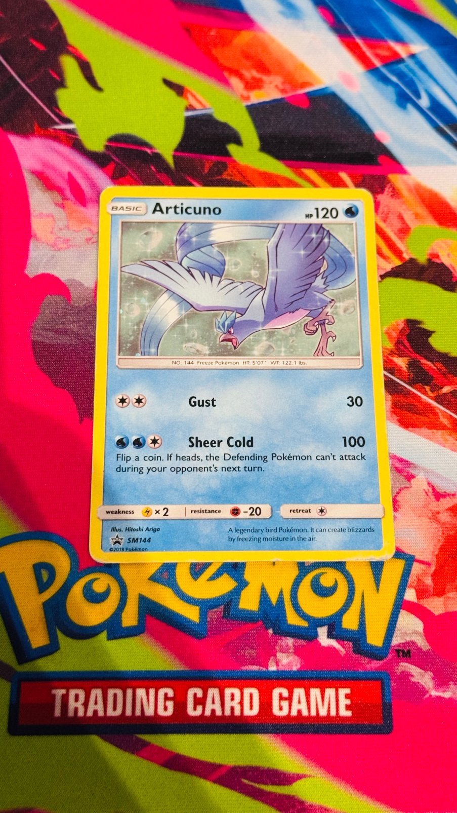Articuno, Enlèvement ou Envoi, Comme neuf
