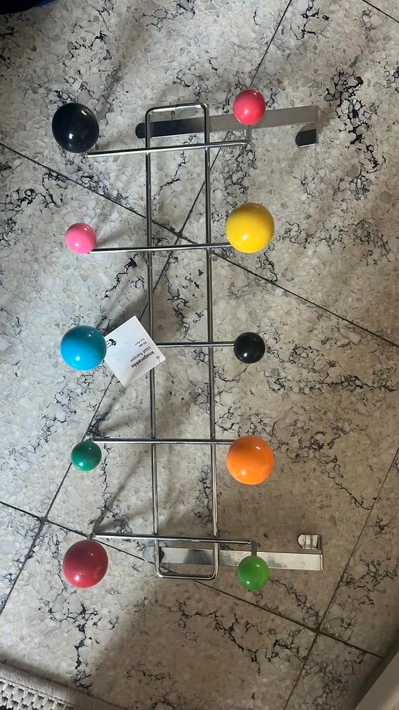 Mid-Century Modern Bubble Kapstok met Deurhaken, Huis en Inrichting, Woonaccessoires | Kapstokken, Zo goed als nieuw, Ophalen of Verzenden