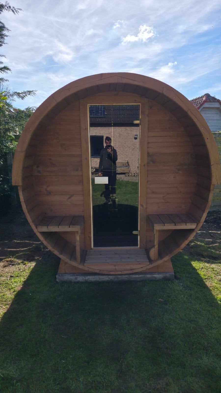 Livraison et installation gratuites d'un sauna en baril de 2, Enlèvement ou Envoi