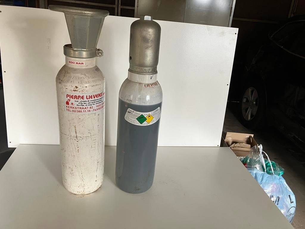 Zuurstoffles 6,14kg 200bar, Ophalen, Zo goed als nieuw