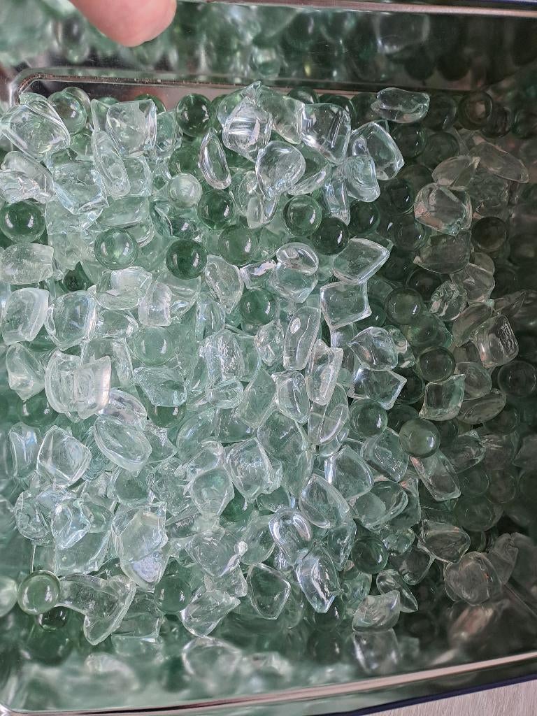 glazen steentjes, Ophalen, Zo goed als nieuw, Glas, Overige typen